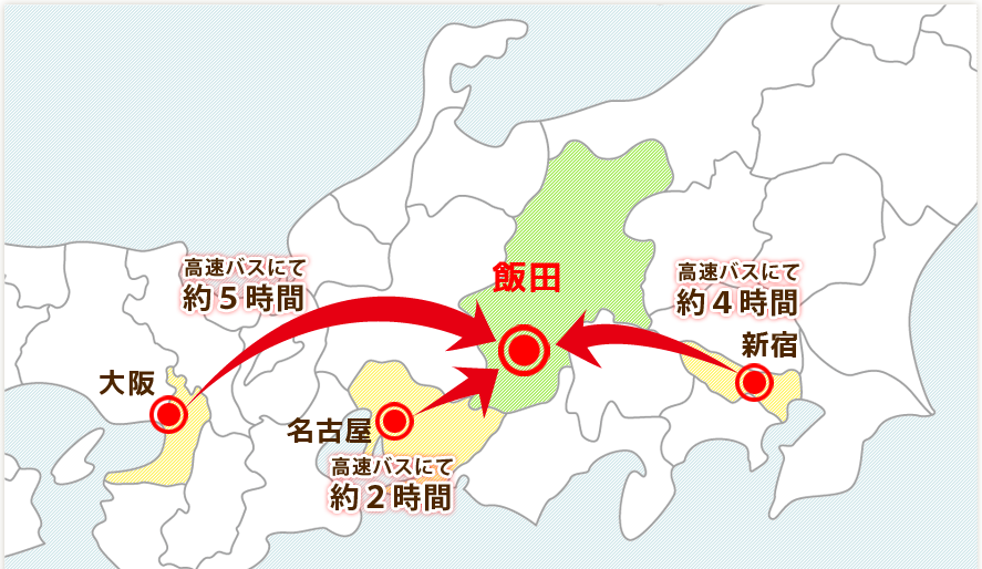 飯田の地図